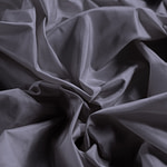 Steel Gray Silk Taffeta Apparel Fabric