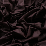 Chocolate brown taffeta fabric in pure silk | new tess