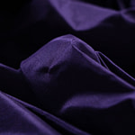 Indigo purple taffeta fabric in pure silk | new tess
