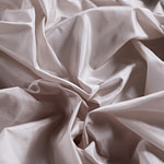 Stone Gray Silk Taffeta Apparel Fabric