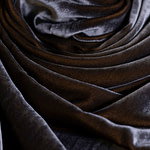 Tessuto Velluto Se/Viscosa 024 Grigio per Abbigliamento