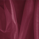Tessuto Organza Primula Vino per Abbigliamento