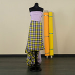 Wool tartan fabric for dressmaking | new tess