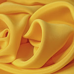 Tessuto cady e crepe de chine di seta giallo sole | new tess