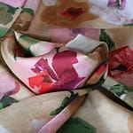 Beige, Pink Silk fabric for dressmaking