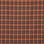 Black, Orange Wool fabric for dressmaking
