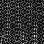 Tissu Brodé Ricamo 001 Noir en Polyester