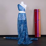 Ethnic silk georgette fabric | new tess