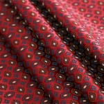 Red Silk fabric for dressmaking