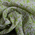 Green, Multicolor, Yellow Fiori Cloque' 000600 Woven Fabric