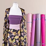 Floral silk habutai apparel fabric | new tess
