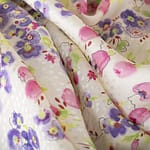 Fuxia, Purple Silk, Viscose fabric for dressmaking