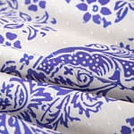 Beige, Blue, Purple Cotton fabric for dressmaking