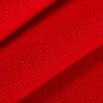 Campari Red Wool Doppia Crepella fabric for dressmaking