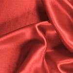 Geranium Pink Silk Crêpe Satin fabric for dressmaking