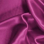 Iris Purple Silk Crêpe Satin fabric for dressmaking