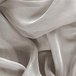 Steel Silver Silk Chiffon fabric for dressmaking