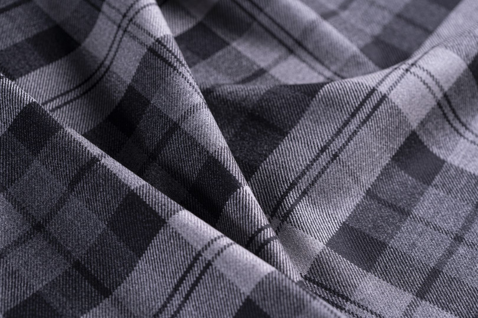 Gray Wool Apparel Fabric TC000637