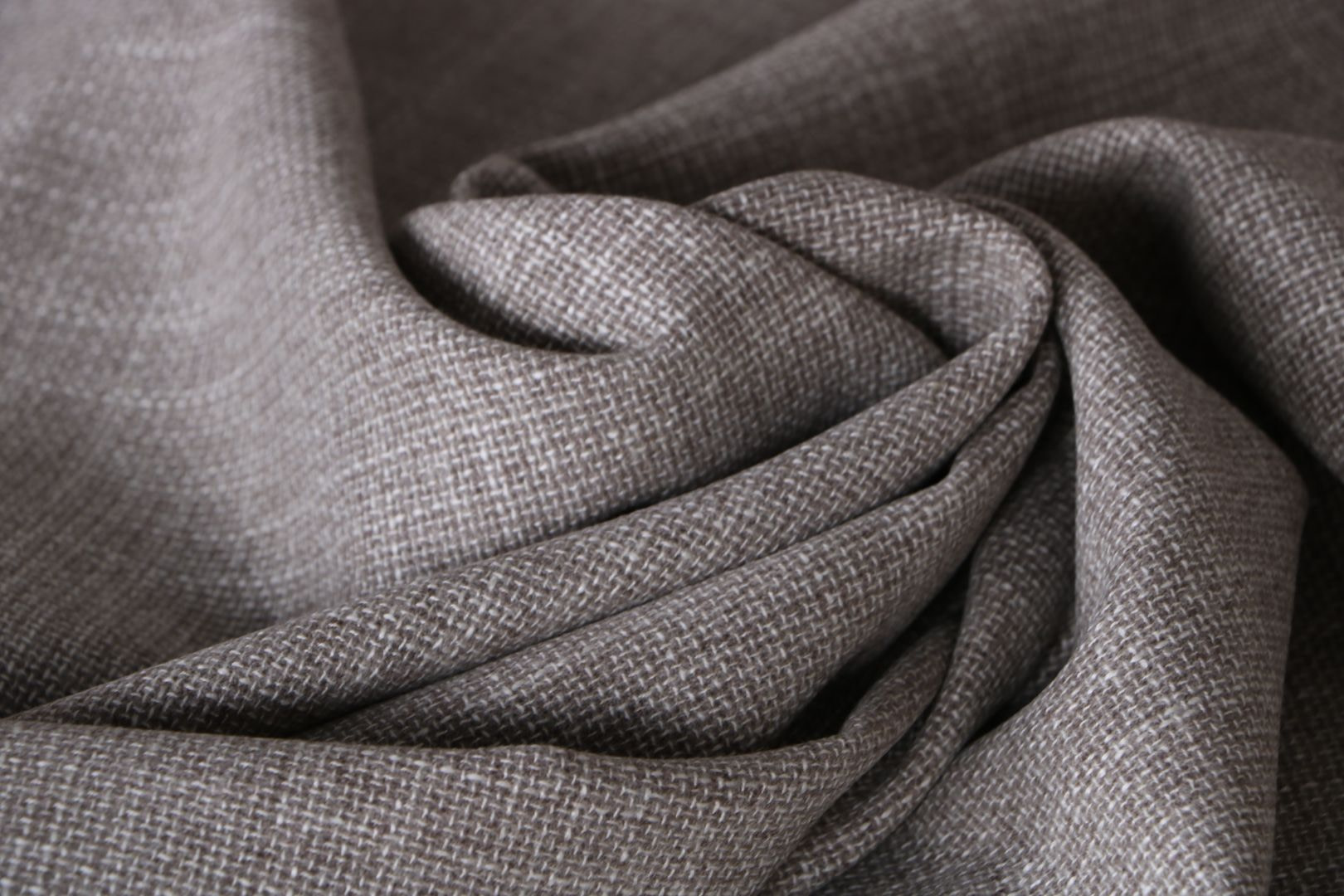 Tissu Hopsack Beige en Laine, Soie pour vêtements