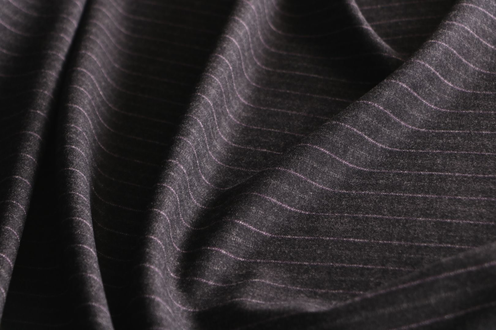 Gray Wool Flannel Apparel Fabric TC000620