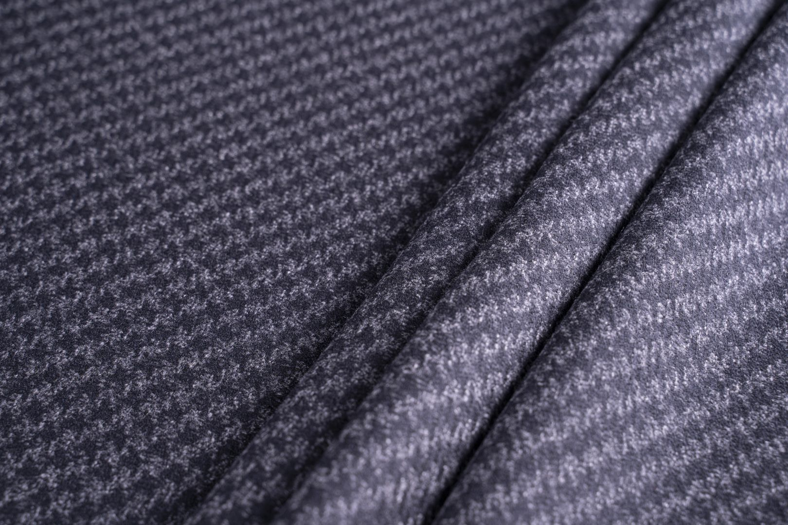 Black, Gray Wool Apparel Fabric TC000653