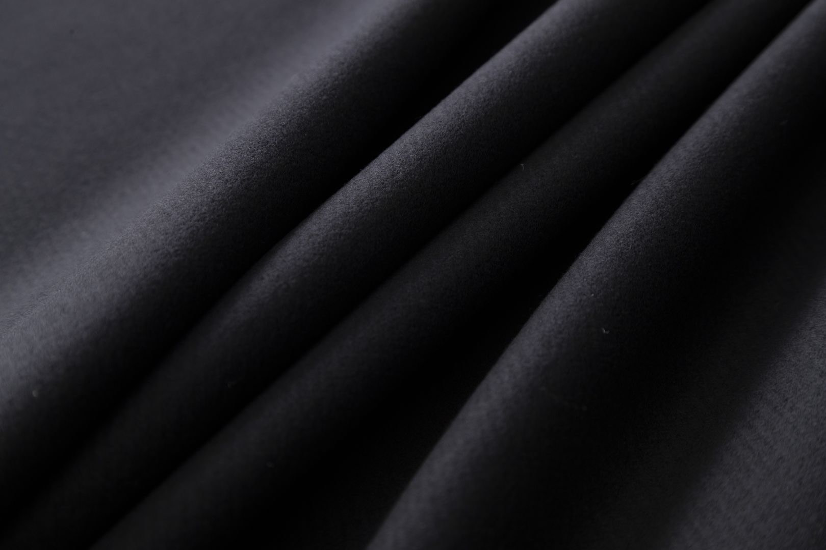 Black Wool Apparel Fabric TC000662