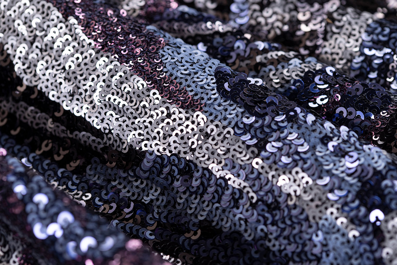 Sequins fabrics for clothing and fashion by the metre