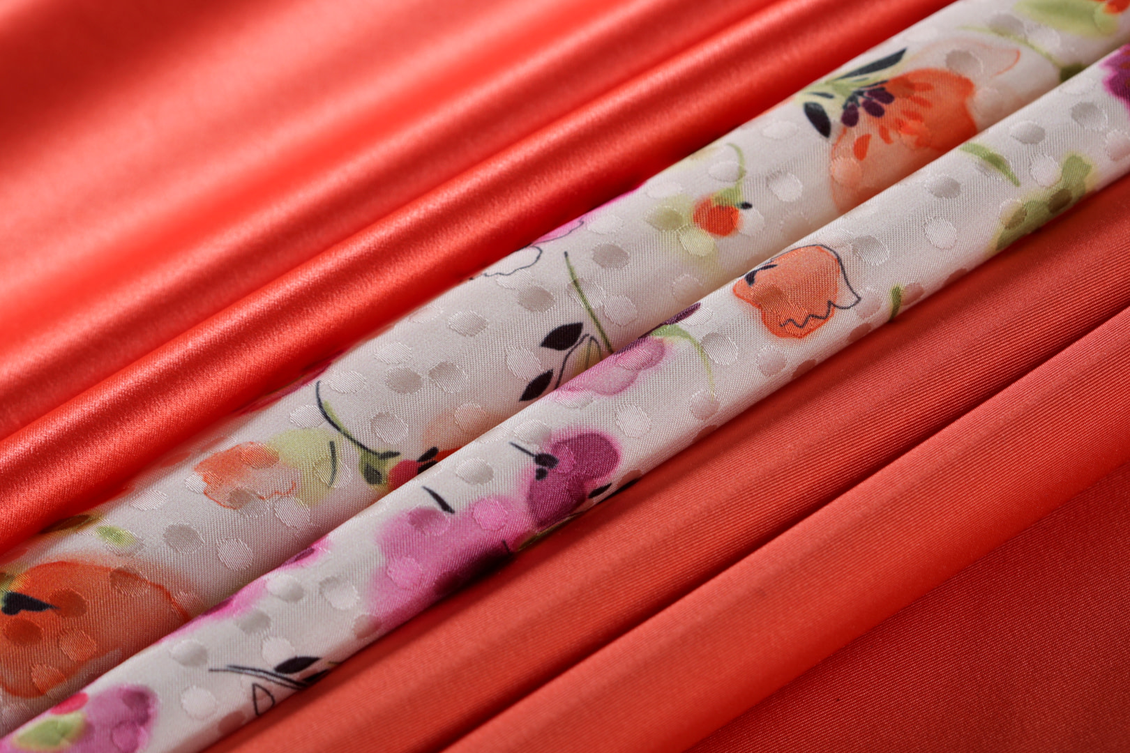 Coral Rose apparel fabrics | new tess
