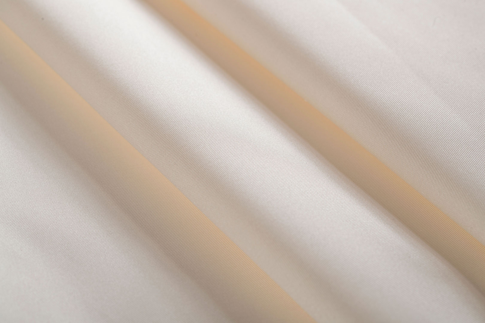 Ivory white pure silk mikado fabric | new tess