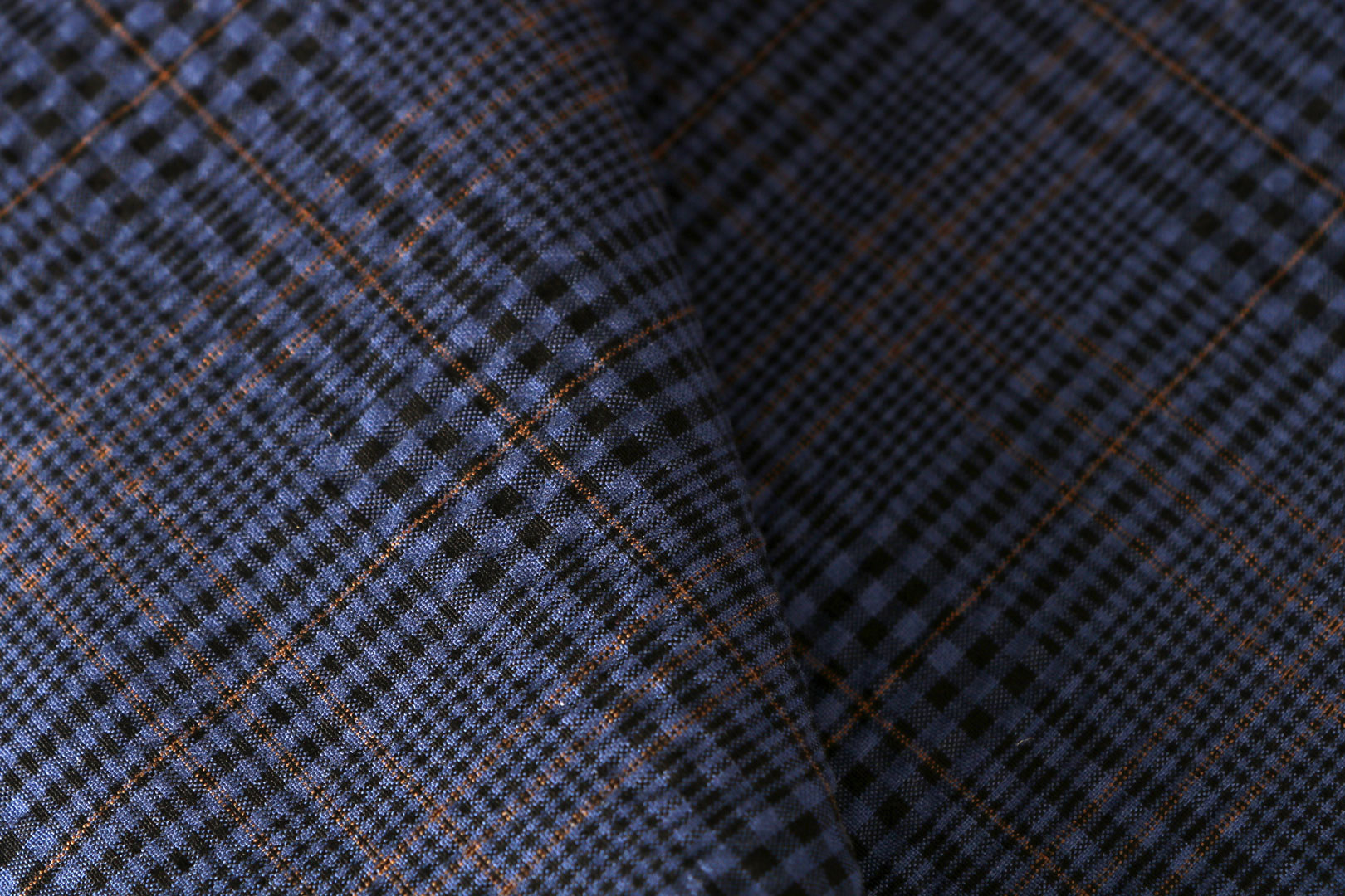 Tessuto Blu in Cotone, Stretch per Abbigliamento TC000729
