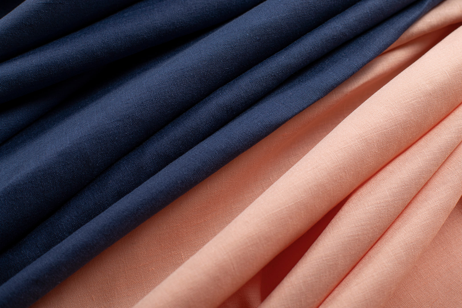 Stretch linen viscose blend fabric for dressmaking | new tess