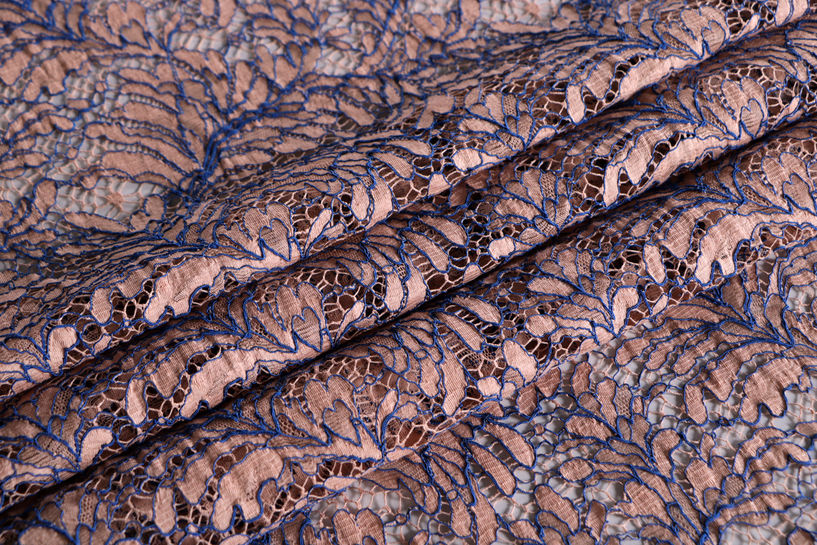 Tissu Couture Beige en Coton, Polyester TC001145