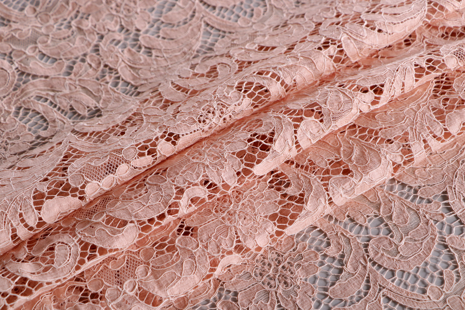 Pink Cotton, Polyester, Viscose Apparel Fabric TC001148