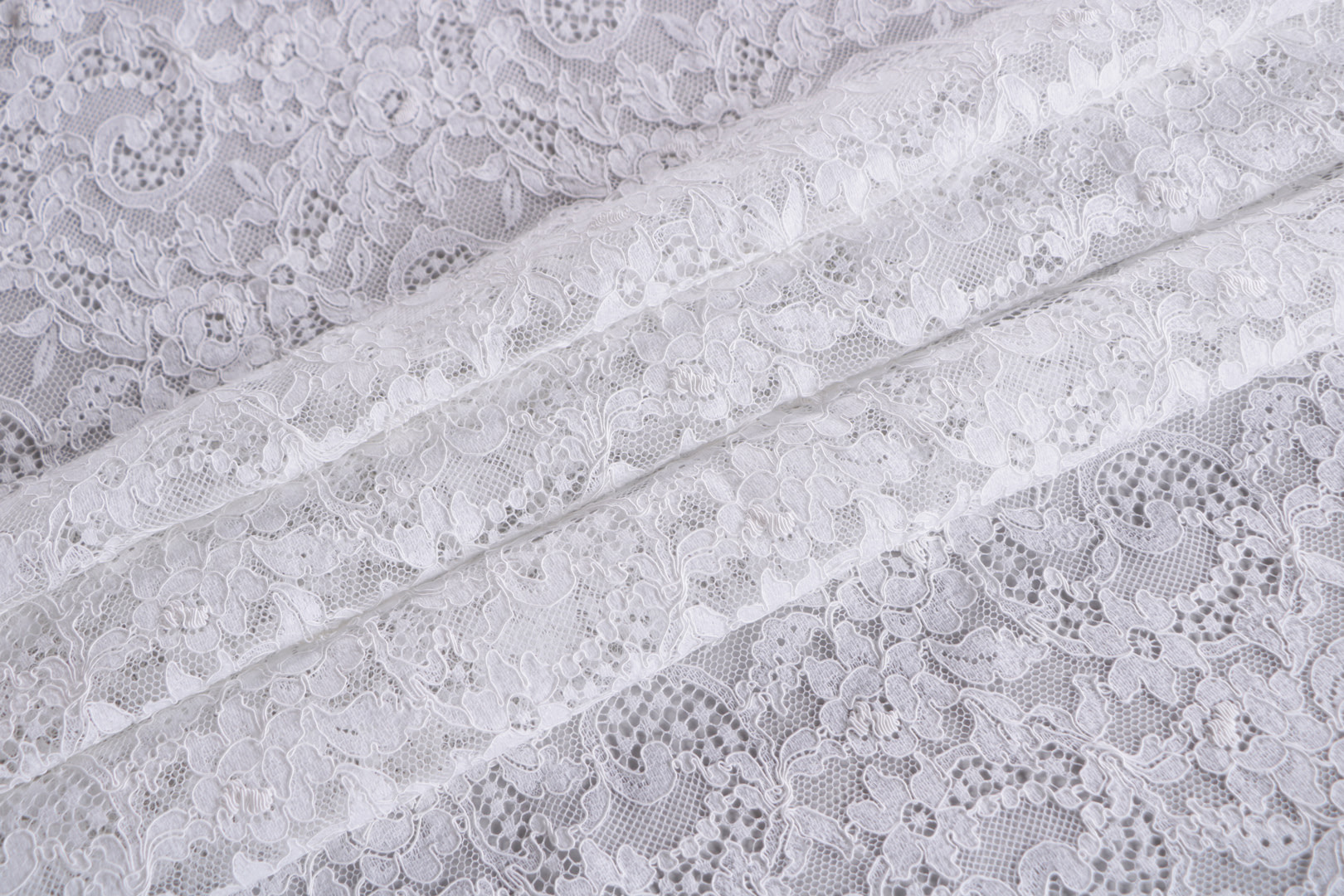 Tessuto Bianco in Cotone, Poliestere, Viscosa per Abbigliamento TC001188