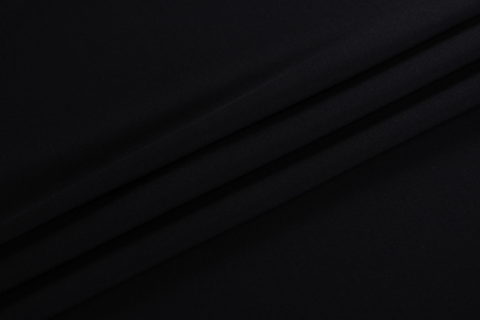 Tissu durable crepe de laine noir | new tess