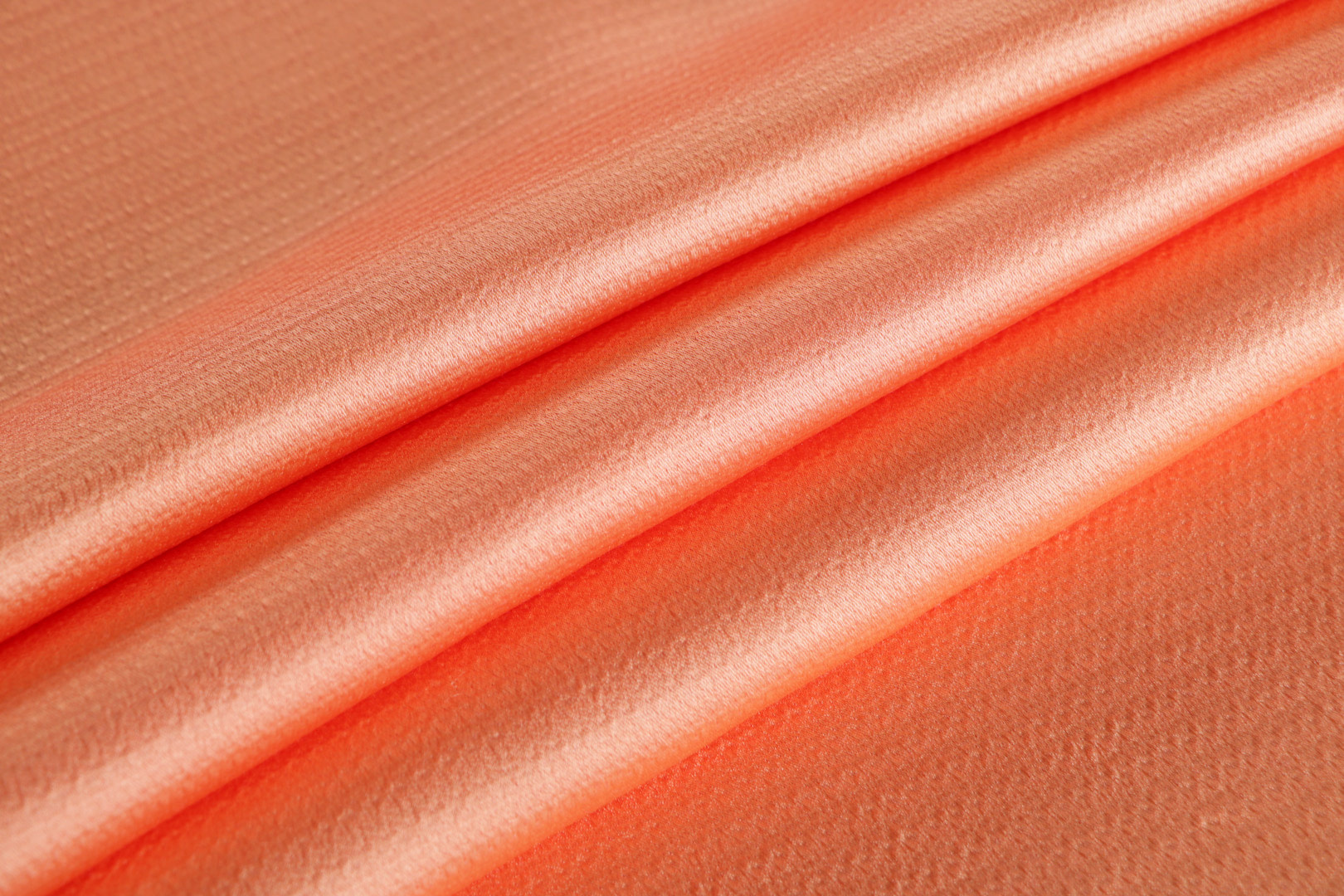 Fuxia, Orange Cotton, Polyester, Viscose Apparel Fabric UN001364
