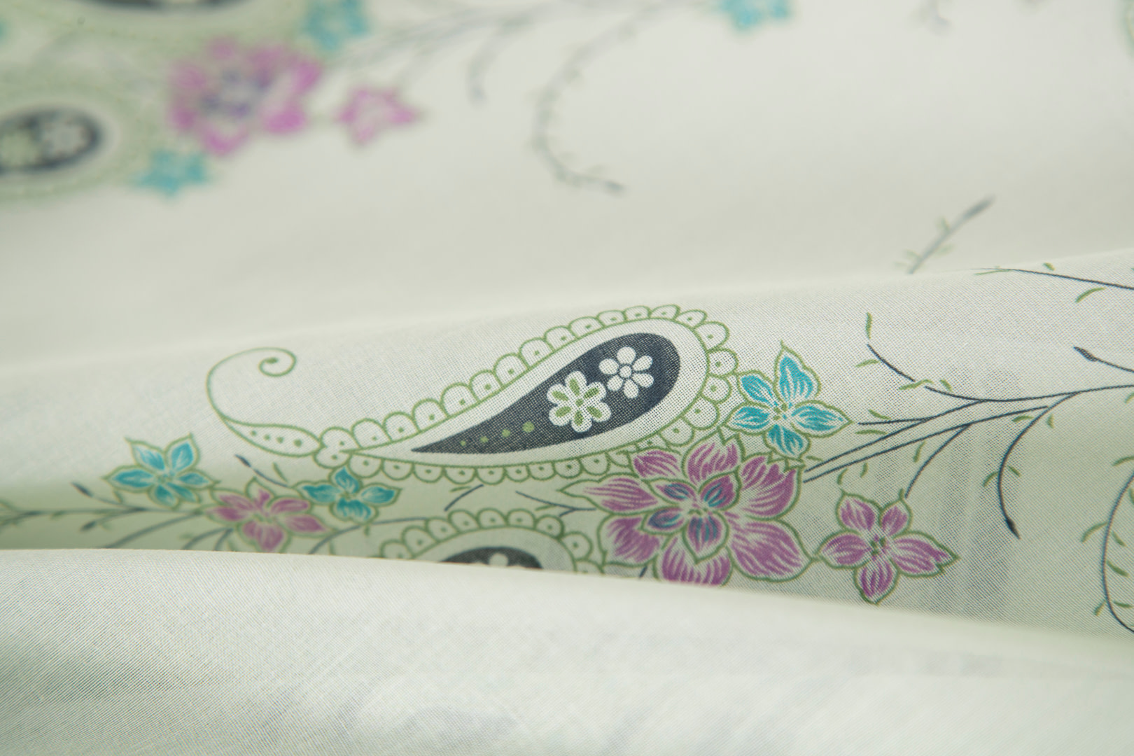 Tissu voile de coton imprimé pour l couture | new tess