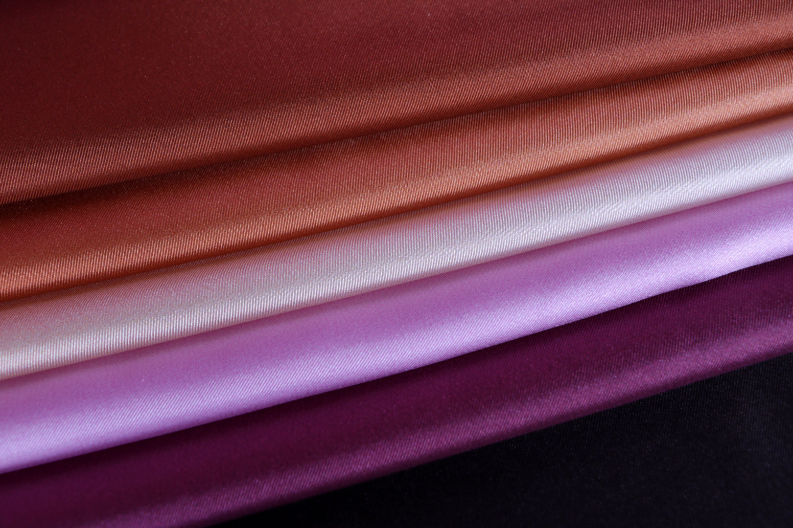 Fuxia, Orange, Purple Silk Apparel Fabric ST000402
