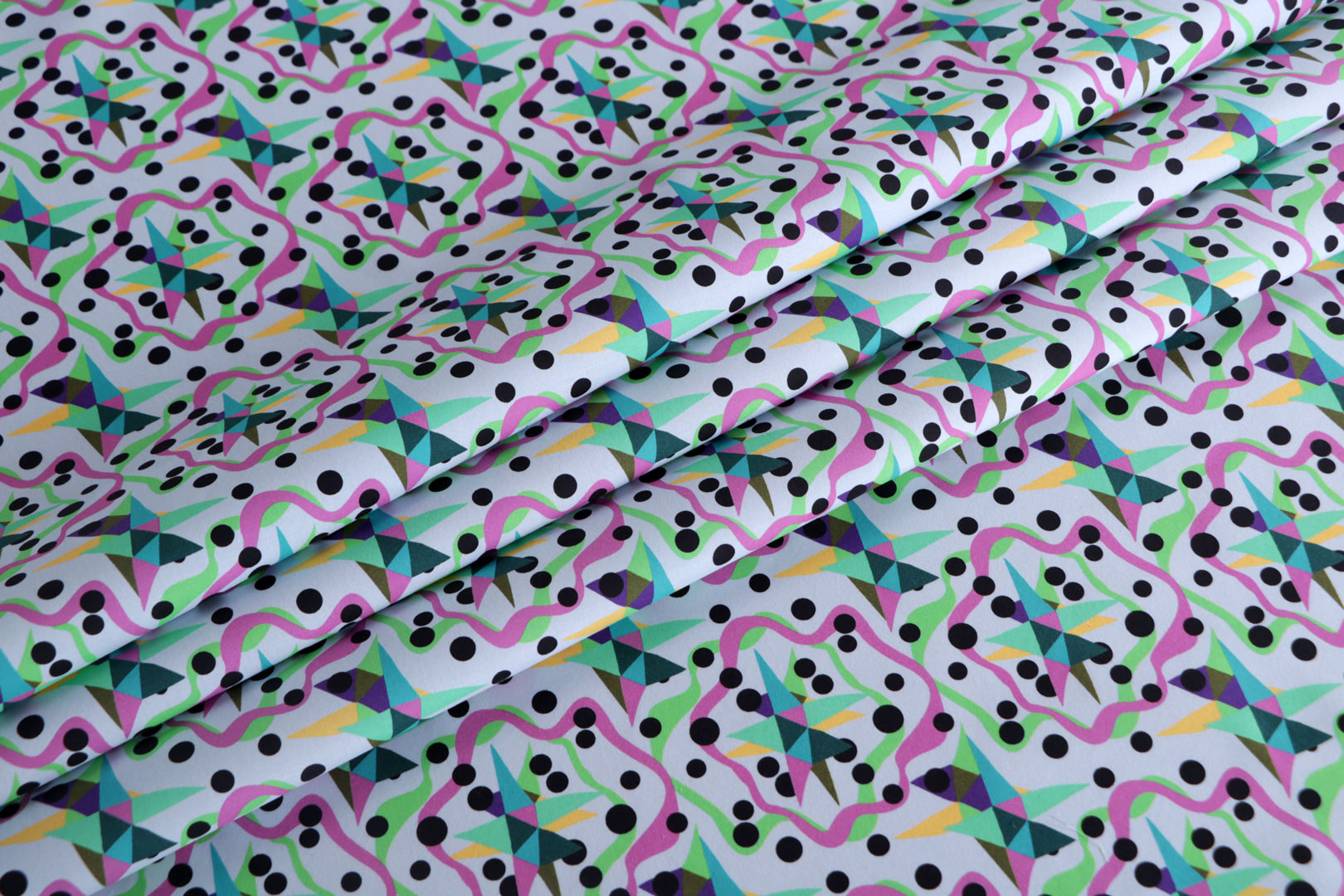 Fuxia, Multicolor, Purple Cotton Cotton canvas Apparel Fabric ST000531