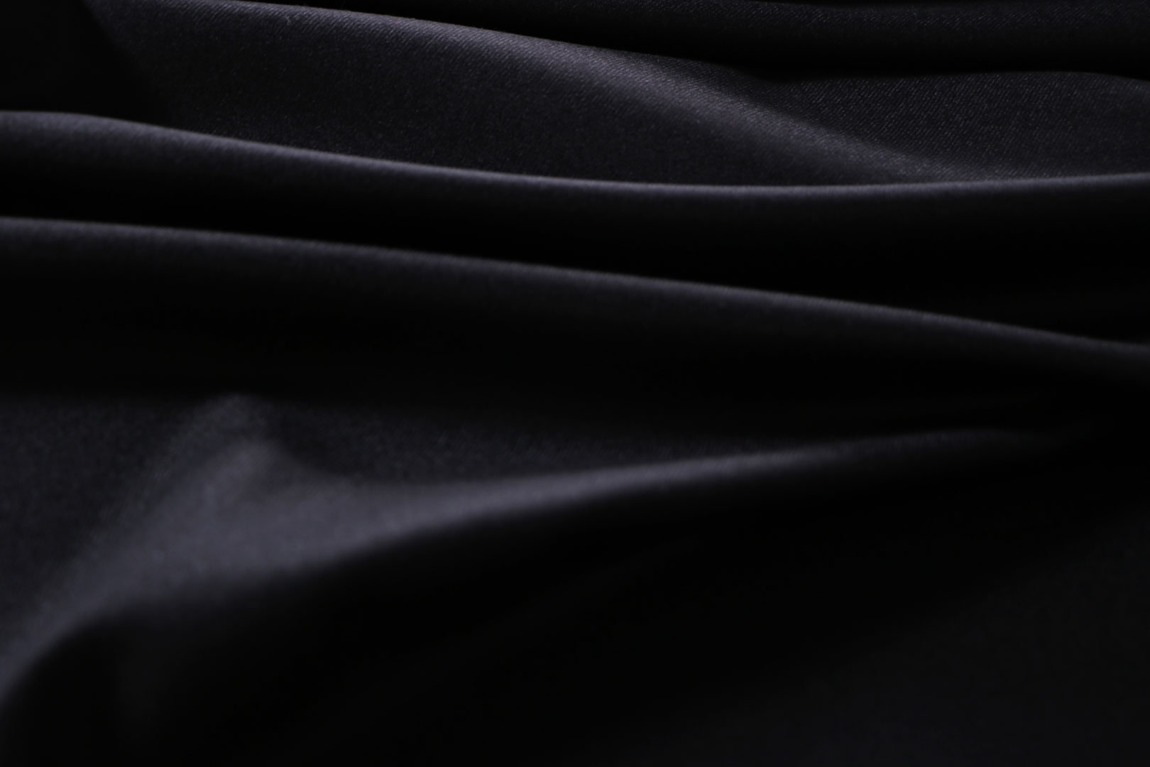 Tessuto Flanella Nero in Lana per Abbigliamento TC000852