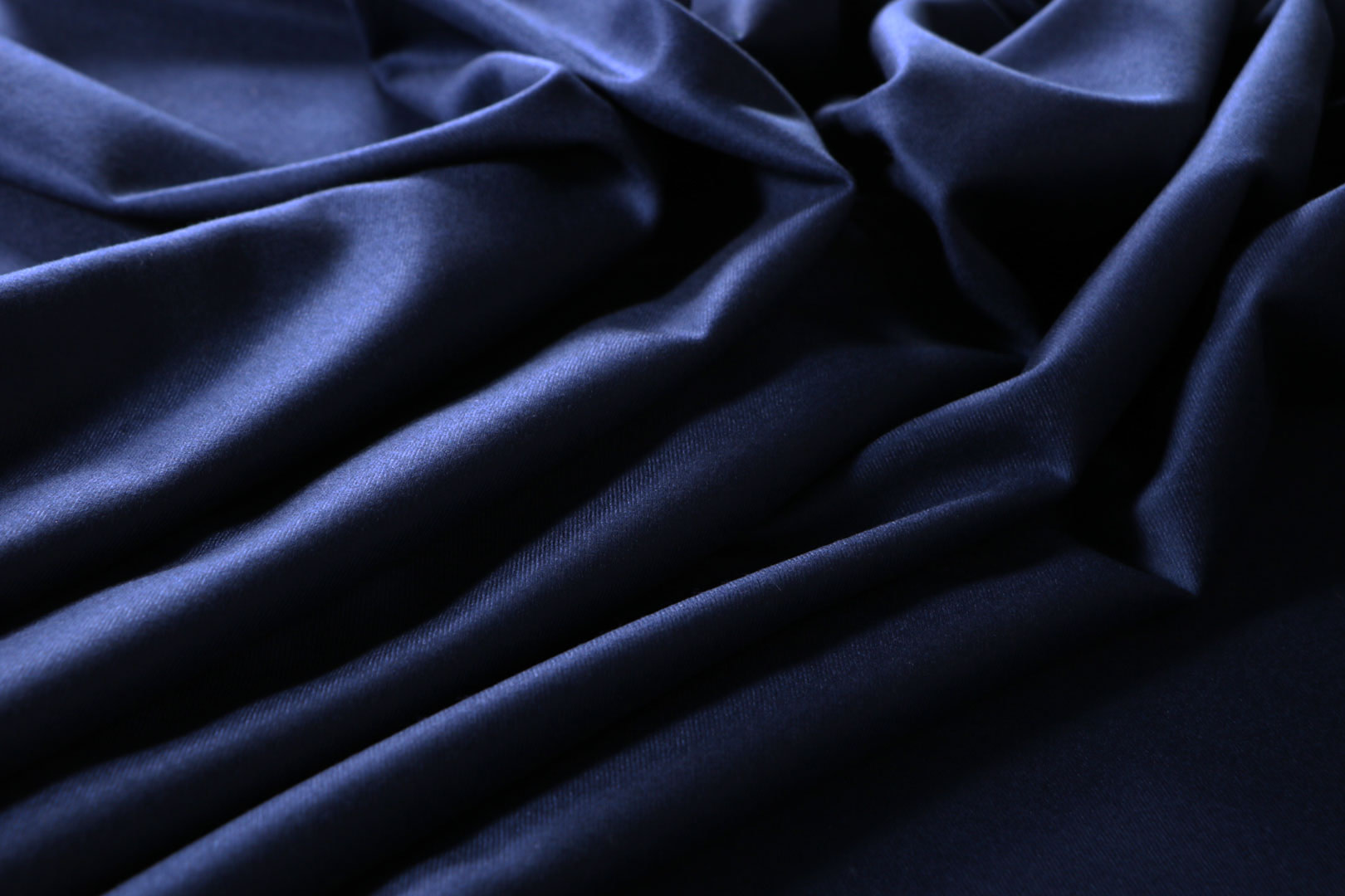 Tissu Flanelle Bleu en Laine pour vêtements