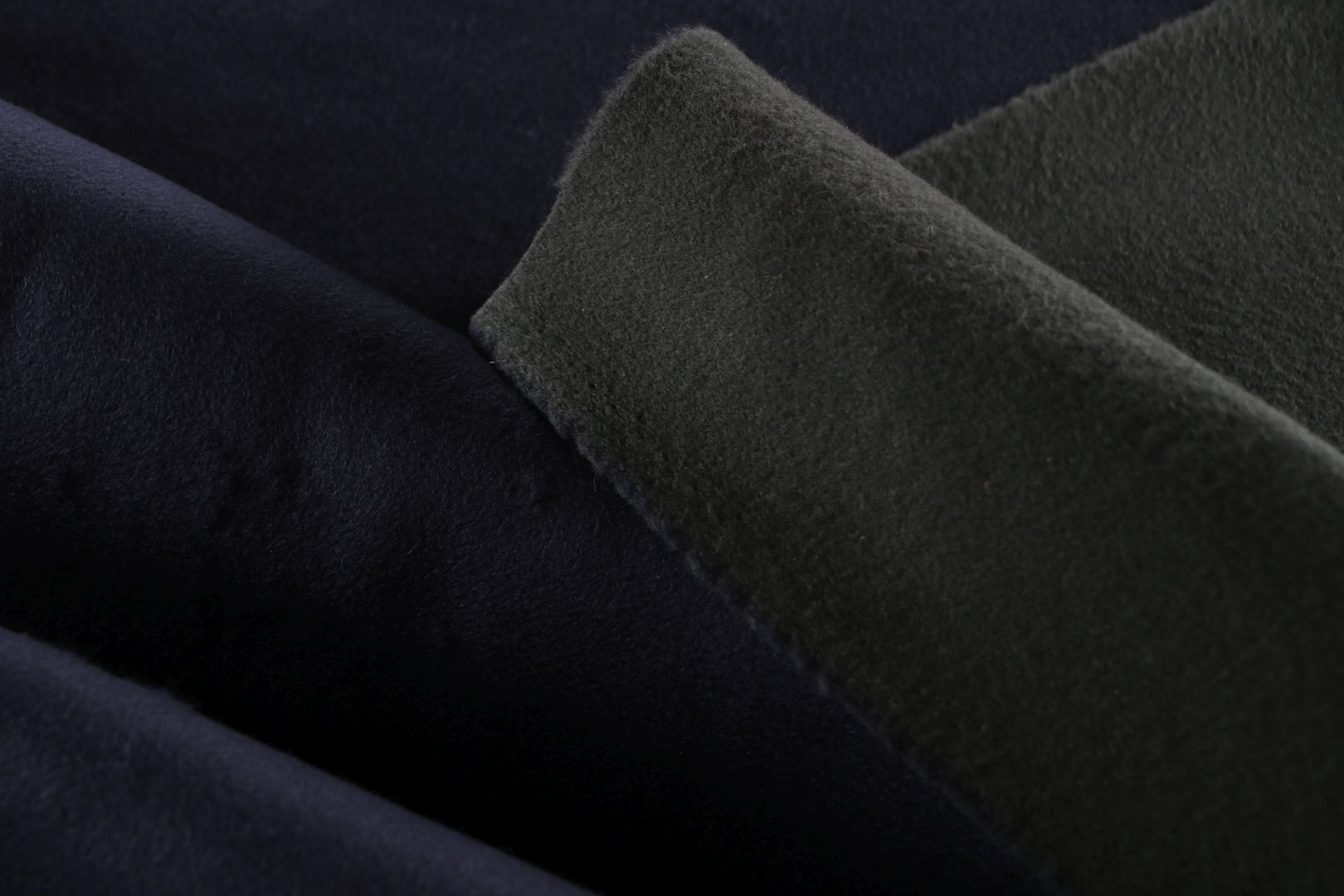 Blue, Green Cashmere, Wool fabric for dressmaking
