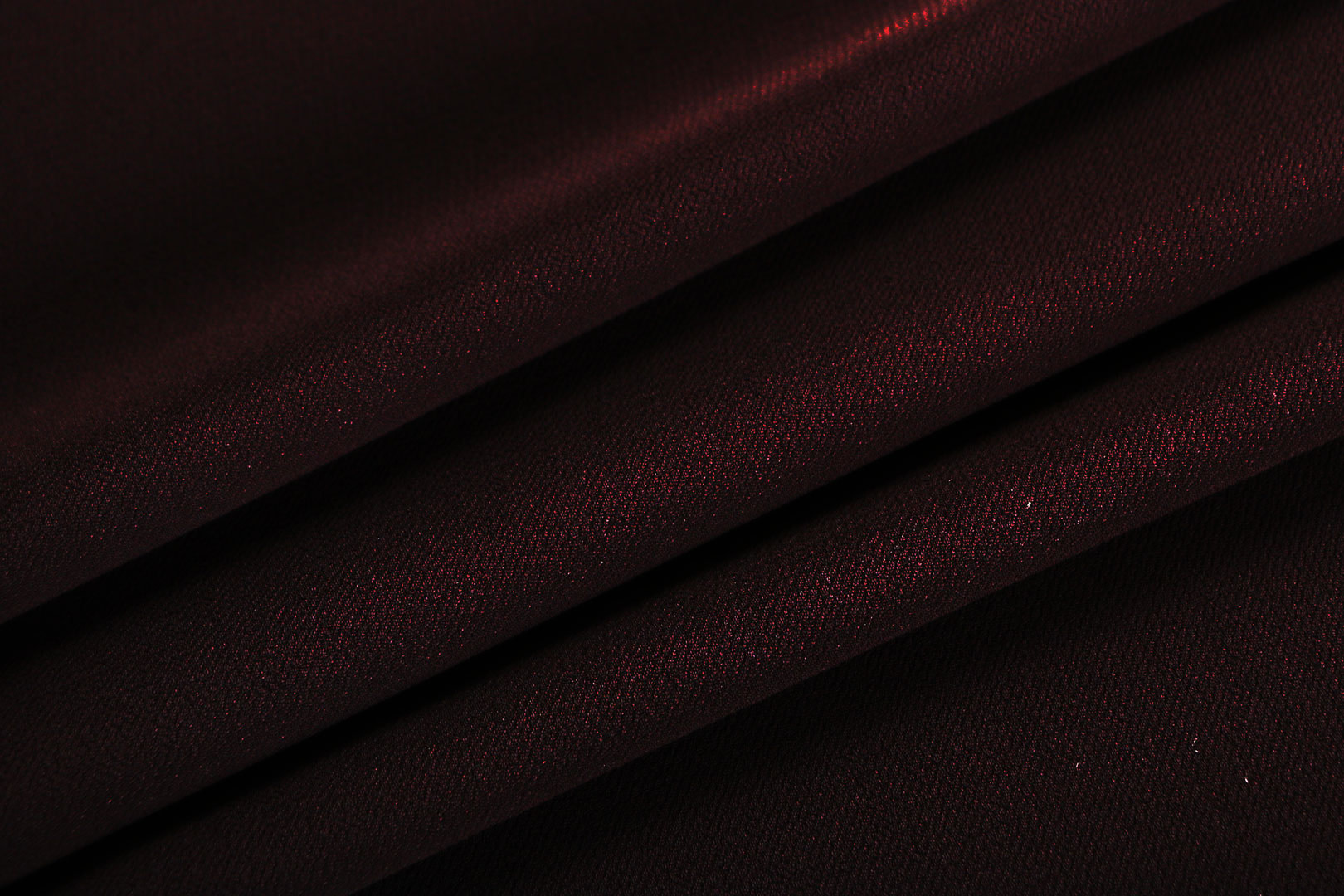 Tissu Microfibre Crêpe Marron en Polyester pour vêtements