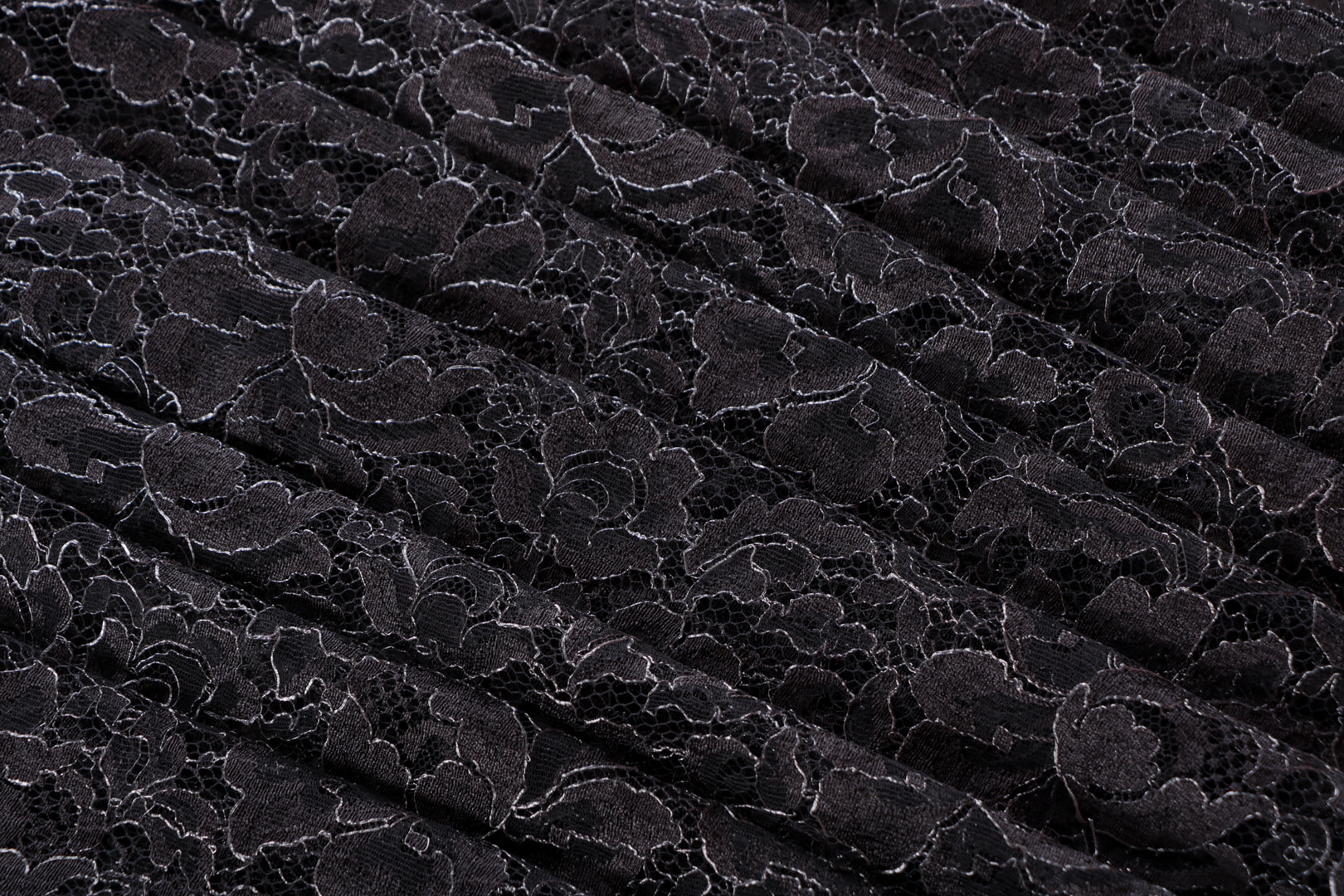 Gray Polyester, Viscose Apparel Fabric TC000969