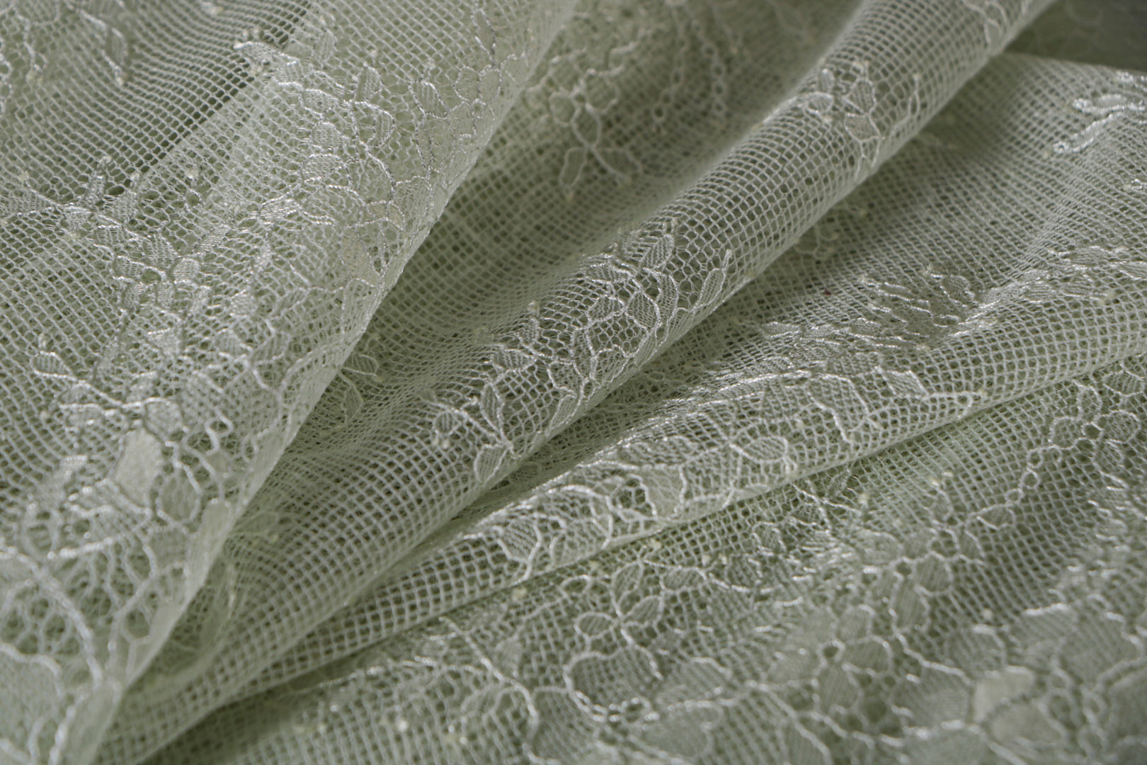 Green Polyester fabric for dressmaking