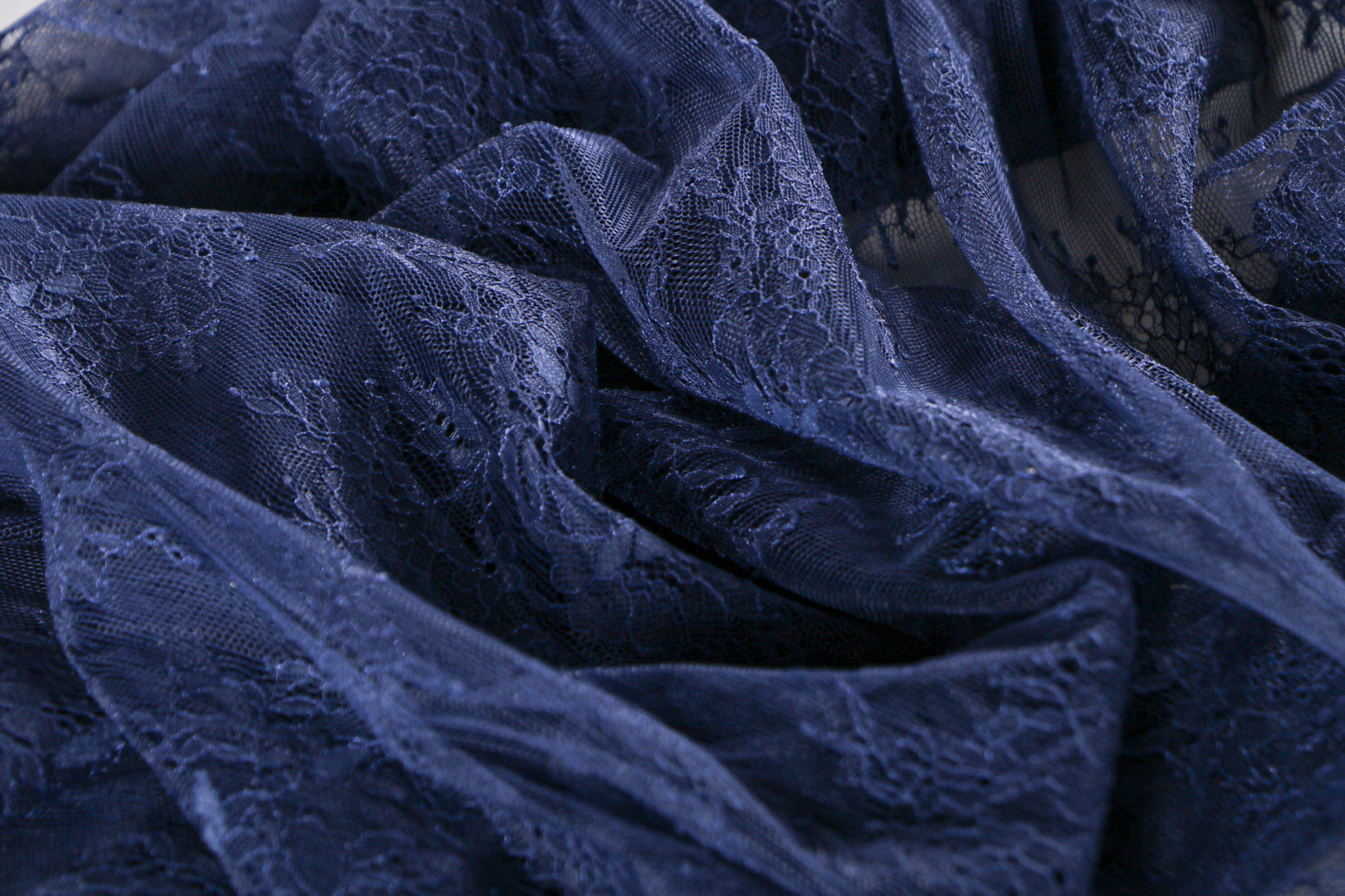 Blue Polyester Apparel Fabric TC001027