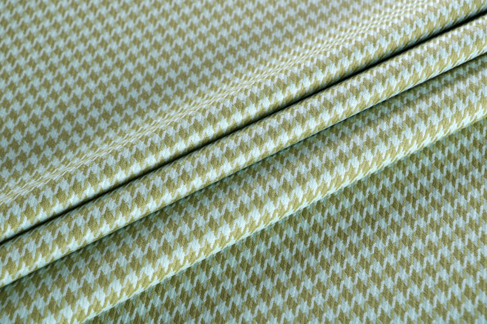 Blue, Green Wool Apparel Fabric TC001040