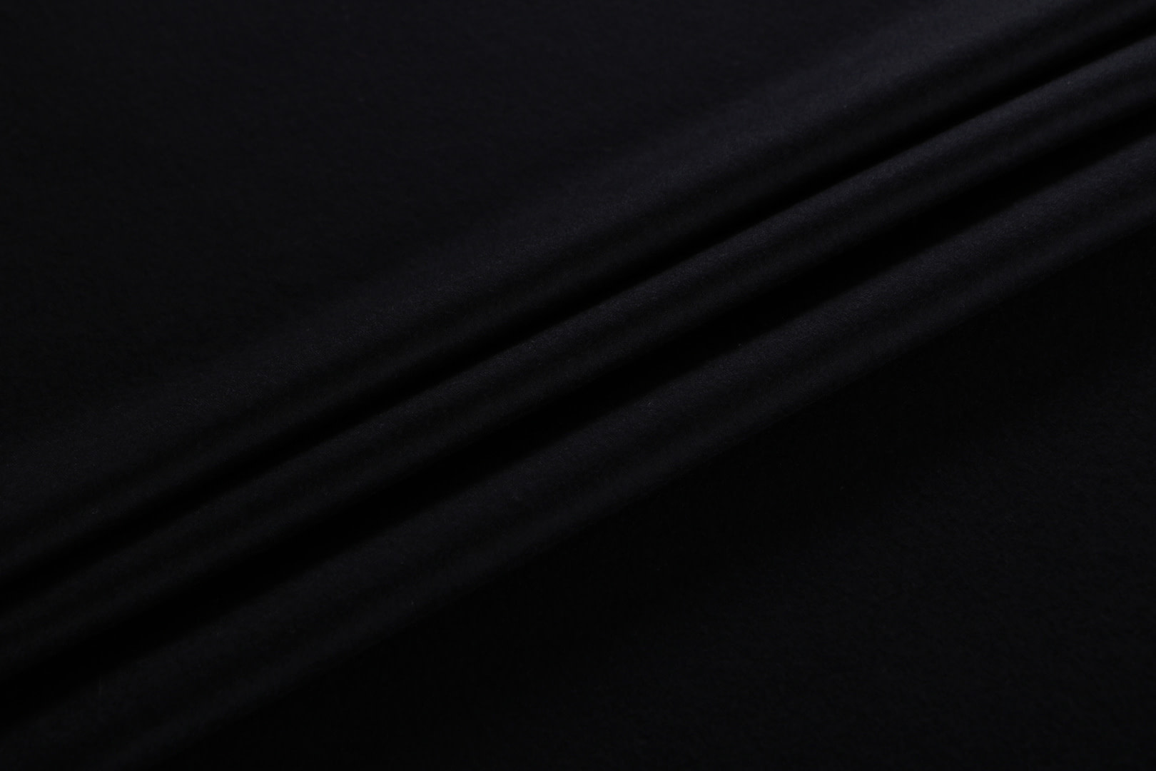 Tessuto Nero in Lana per Abbigliamento TC001072