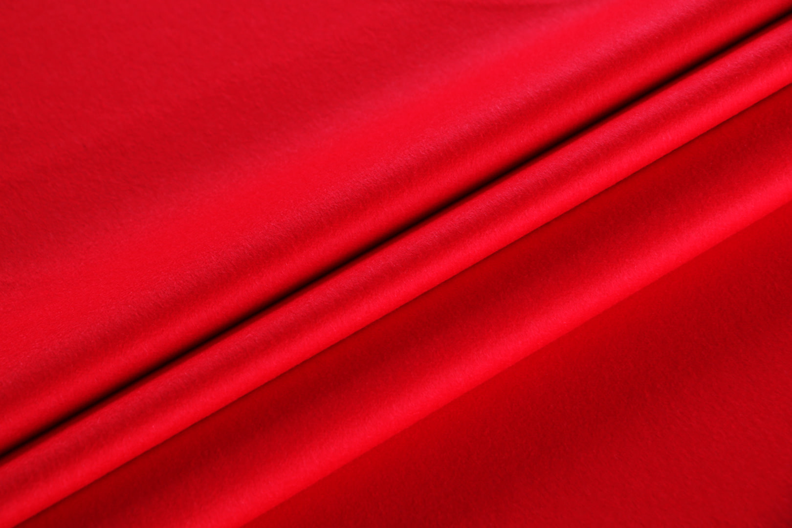Tissu Couture Rouge en Cachemire, Laine TC001076