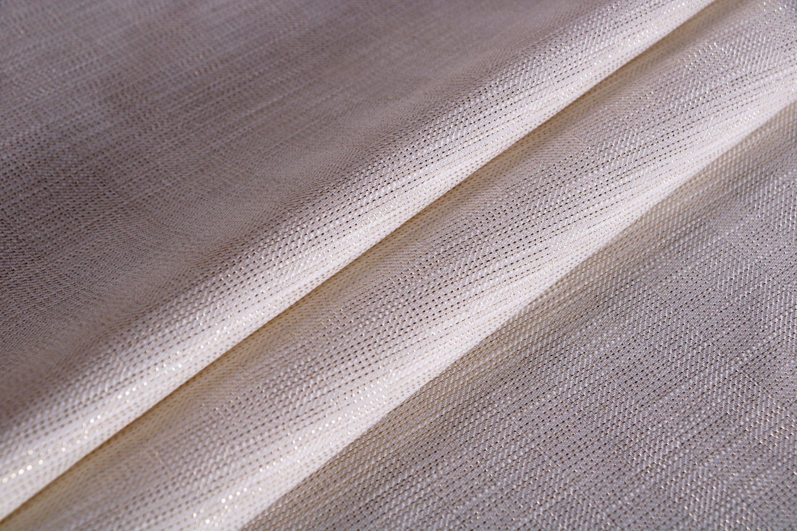 Tissu Couture Blanc en Coton, Polyester UN001314